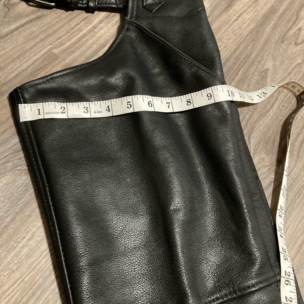 Milwaukee Black Classic Hip Pocket Leather Chaps S - Picture 4 of 7